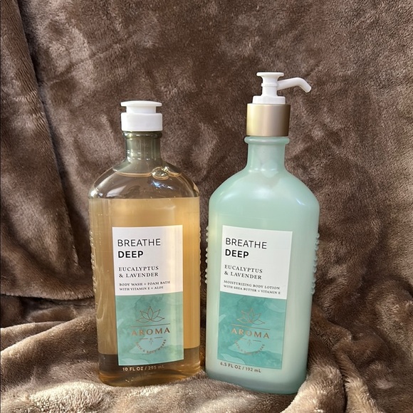 Roma Breathe Deep Eucalyptus & Lavender Body Wash and Lotion Set - Picture 1 of 2